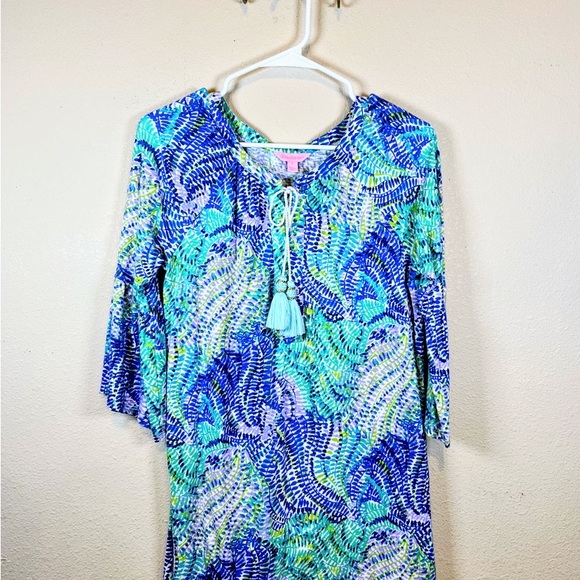 Lilly Pulitzer Vibrant Tropical Tunic Dress. Hassle detailed closure. Size S - Picture 2 of 7